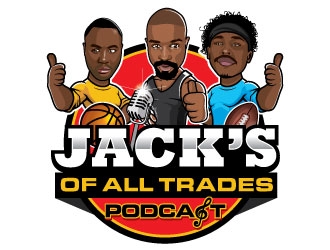 Jack’s of All Trades Podcast logo design by invento