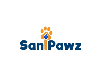 SaniPawz logo design by aryamaity