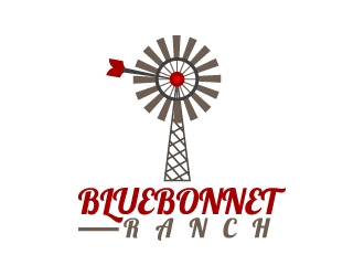 Bluebonnet Ranch logo design by aryamaity