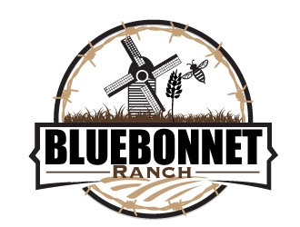 Bluebonnet Ranch logo design by AamirKhan