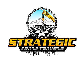 Strategic Crane Training logo design by 3Dlogos