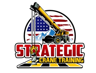 Strategic Crane Training logo design by DreamLogoDesign