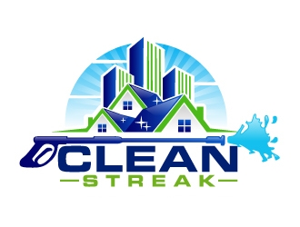 Clean Streak logo design by AamirKhan