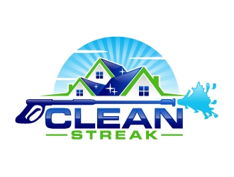 Clean Streak logo design by AamirKhan