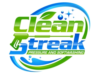 Clean Streak logo design by DreamLogoDesign