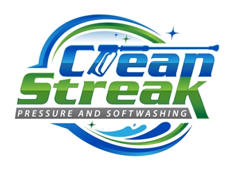 Clean Streak logo design by DreamLogoDesign