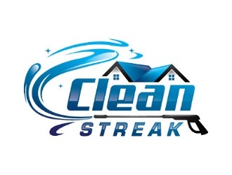 Clean Streak logo design by gogo