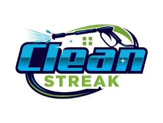 Clean Streak logo design by gogo