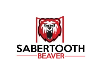 SABERTOOTH BEAVER logo design by AamirKhan