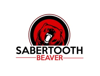 SABERTOOTH BEAVER logo design by AamirKhan