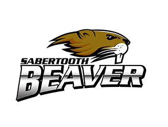 SABERTOOTH BEAVER logo design by 3Dlogos