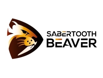 SABERTOOTH BEAVER logo design by avatar