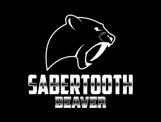 SABERTOOTH BEAVER logo design by beejo