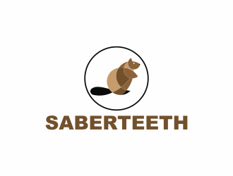 SABERTOOTH BEAVER logo design by luckyprasetyo