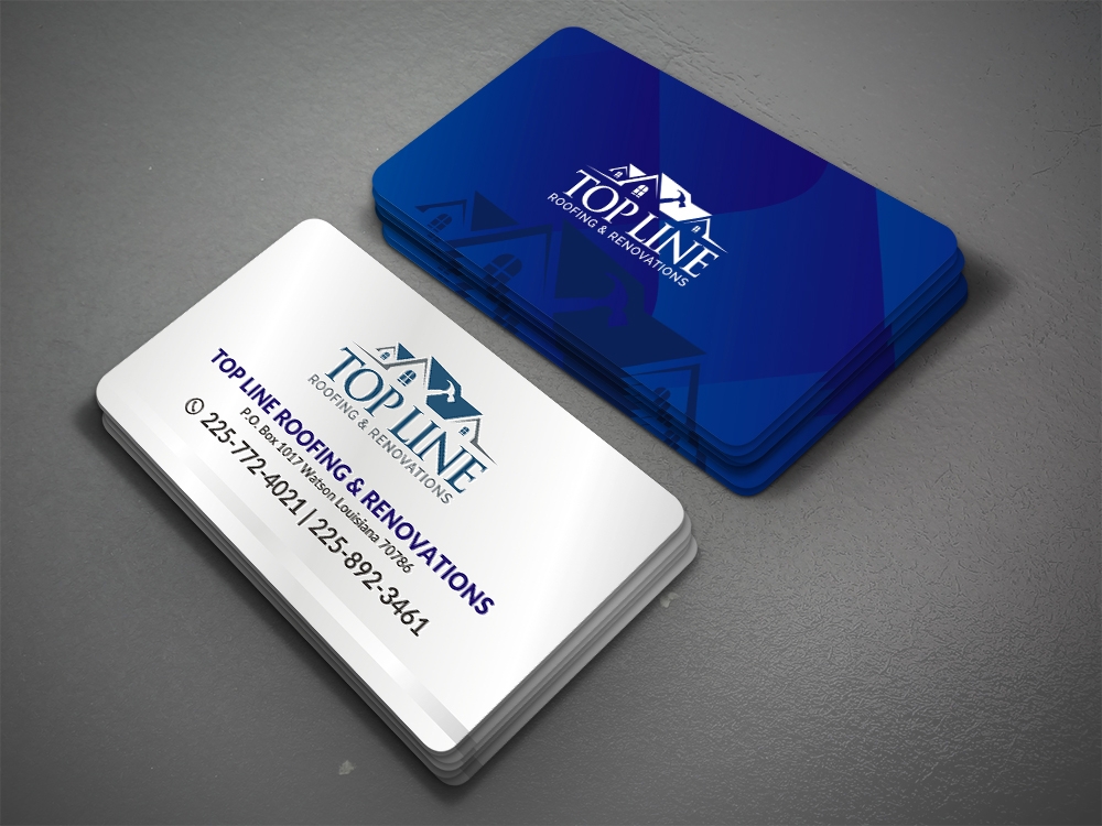 Top Line Roofing & Renovations logo design by Ulid