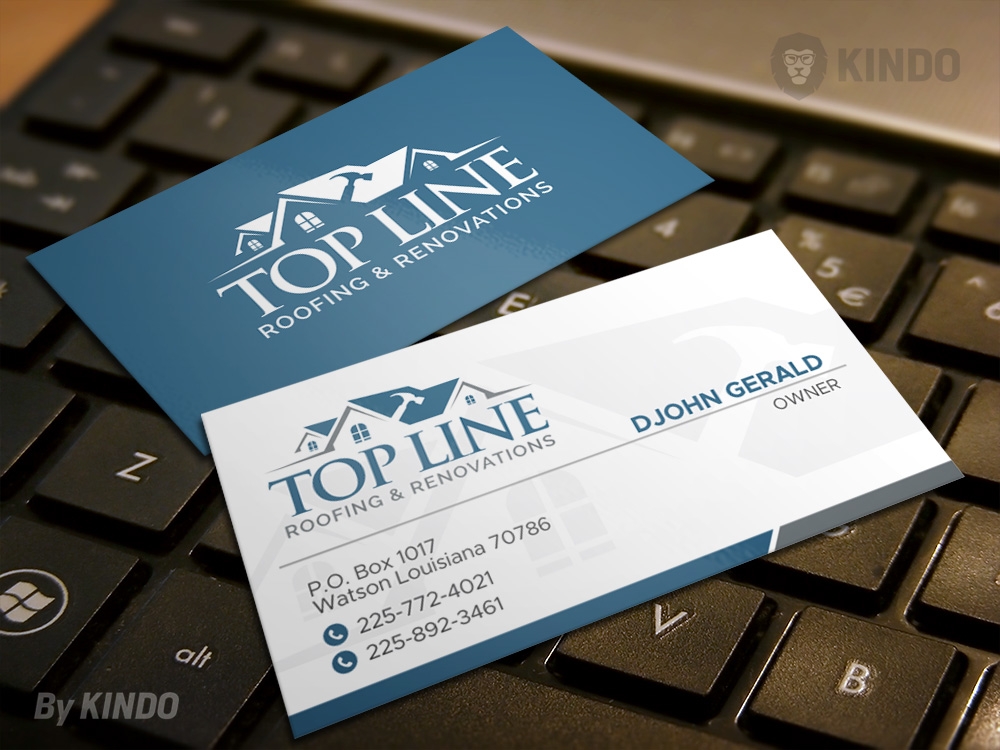 Top Line Roofing & Renovations logo design by Kindo