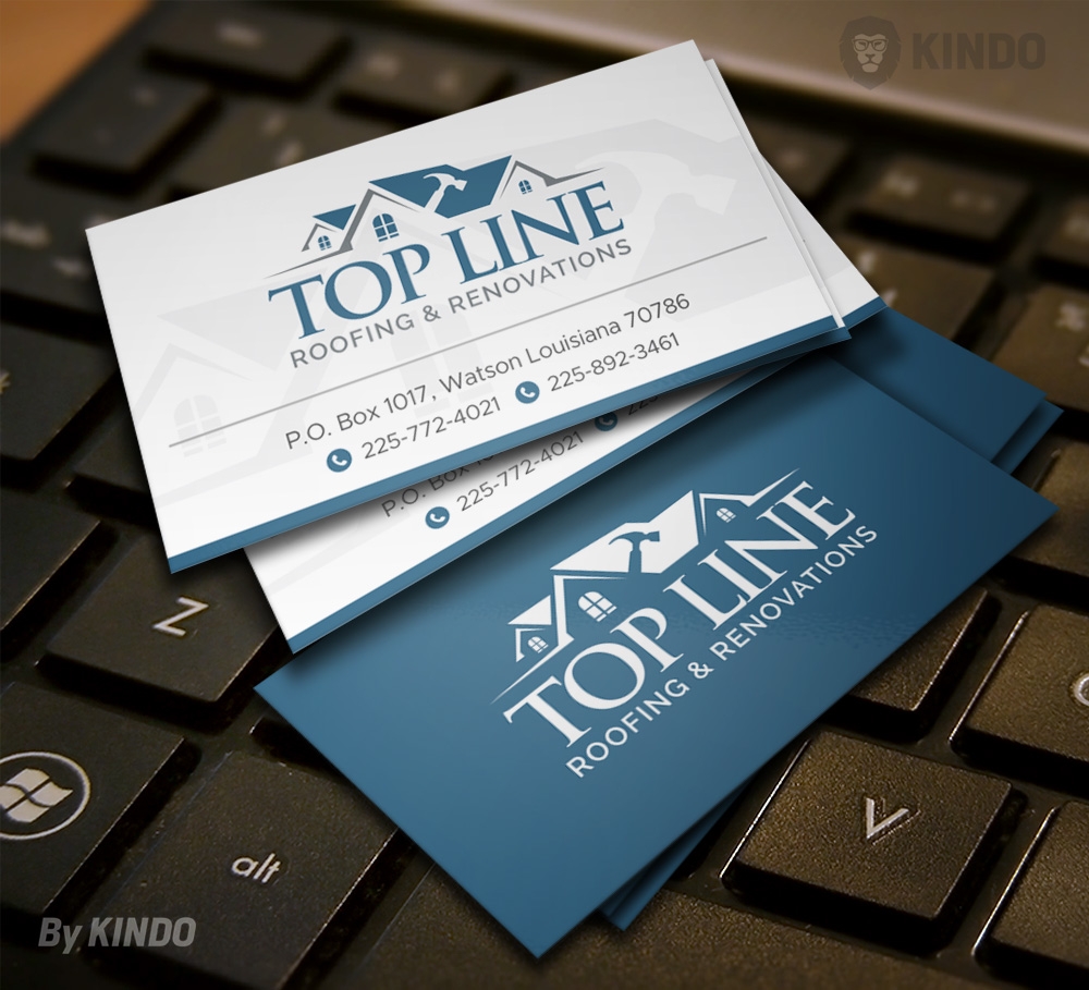 Top Line Roofing & Renovations logo design by Kindo