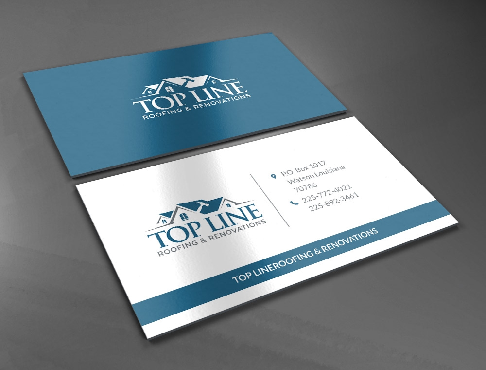 Top Line Roofing & Renovations logo design by fritsB