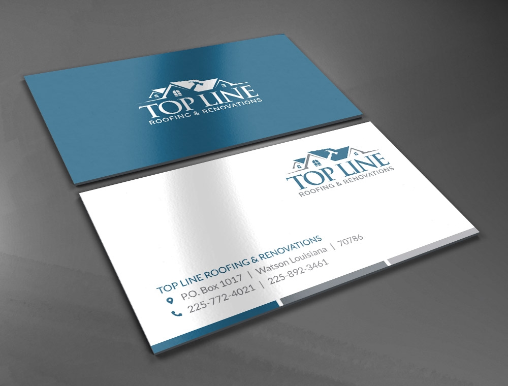 Top Line Roofing & Renovations logo design by fritsB