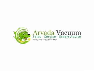 Arvada Vacuum logo design by Ulid