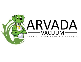 Arvada Vacuum logo design by invento