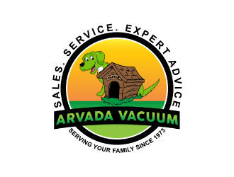 Arvada Vacuum logo design by nona