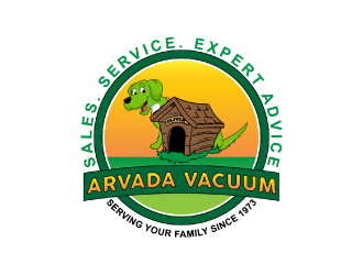 Arvada Vacuum logo design by nona