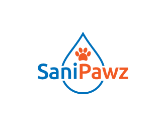 SaniPawz logo design by denfransko