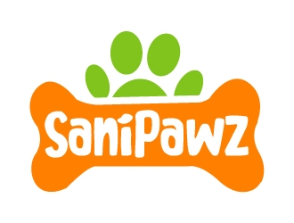 SaniPawz logo design by AamirKhan