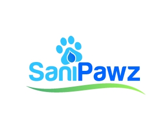 SaniPawz logo design by aryamaity