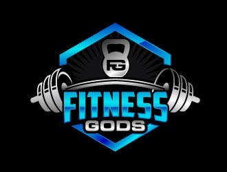 Fitness Gods logo design by desynergy