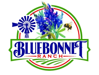 Bluebonnet Ranch logo design by AamirKhan