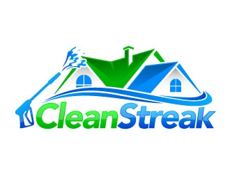 Clean Streak logo design by daywalker