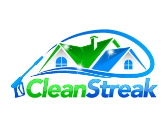 Clean Streak logo design by daywalker