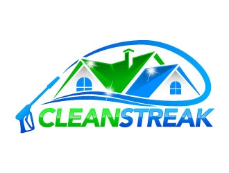 Clean Streak logo design by daywalker