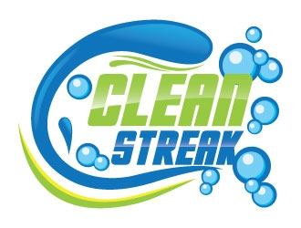 Clean Streak logo design by Suvendu