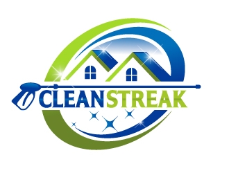 Clean Streak logo design by Suvendu