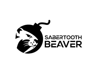 SABERTOOTH BEAVER logo design by avatar