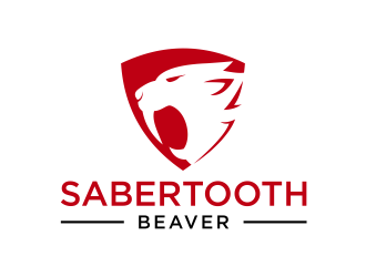 SABERTOOTH BEAVER logo design by scolessi