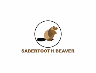 SABERTOOTH BEAVER logo design by luckyprasetyo