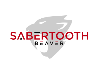 SABERTOOTH BEAVER logo design by scolessi