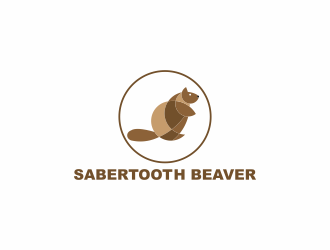 SABERTOOTH BEAVER logo design by luckyprasetyo