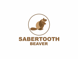 SABERTOOTH BEAVER logo design by luckyprasetyo