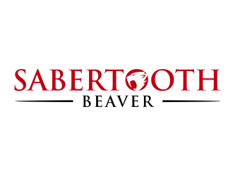 SABERTOOTH BEAVER logo design by scolessi