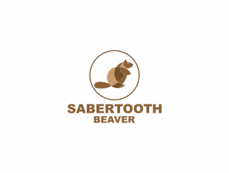 SABERTOOTH BEAVER logo design by luckyprasetyo