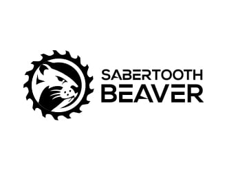 SABERTOOTH BEAVER logo design by avatar