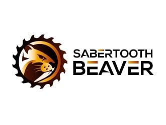 SABERTOOTH BEAVER logo design by avatar