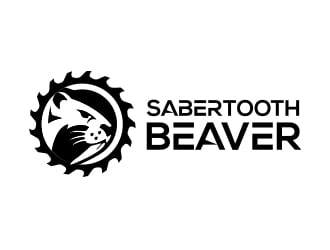 SABERTOOTH BEAVER logo design by avatar