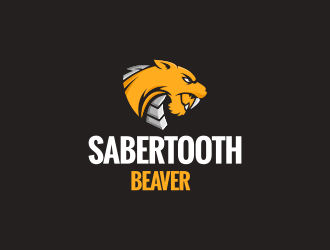 SABERTOOTH BEAVER logo design by Asani Chie