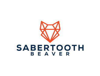 SABERTOOTH BEAVER logo design by Designsketch